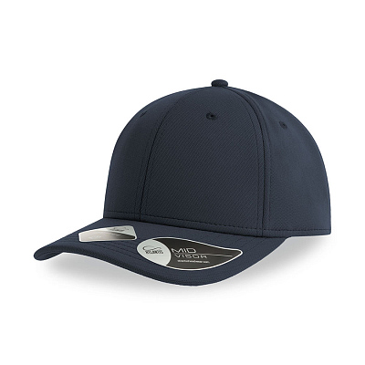 Бейсболка SKYE, 6 клиньев, застежка липучка (Тёмно-синий)