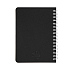 Блокнот на двойной пружине HELIX MINI, 105 х 150  мм, черный с белым, блок в клетку - Фото 3