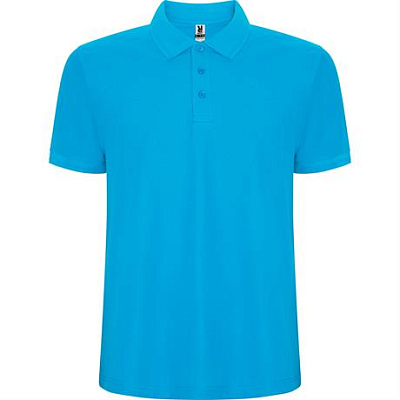Футболка поло PEGASO PREMIUM мужская, БИРЮЗОВЫЙ 4XL (Бирюзовый)