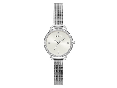 Часы наручные BELLINI, женские (Корпус- серебристый, циферблат- белый, крепление- серебристый)