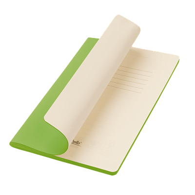 Блокнот Альфа Слим (Alpha slim), салатовый (Зеленый, бежевый)