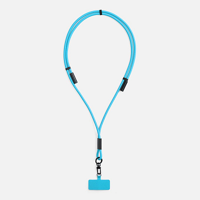 Кабель-ланьярд energyFlex Power Delivery 60 Вт  (Голубой)