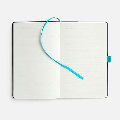 Ежедневник Lungo, недатированный, бирюзовый