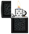 Зажигалка ZIPPO Steampunk с покрытием Black Matte, латунь/сталь, черная, матовая, 38x13x57 мм - Фото 3
