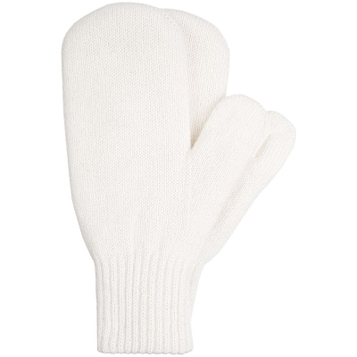 Варежки Capris, молочно-белые (Белый)