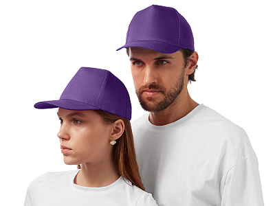 Бейсболка Poly (Фиолетовый)