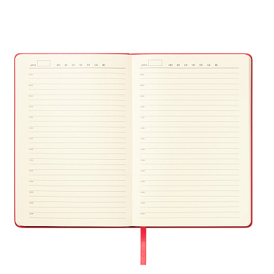 Ежедневник Верона (Verona) недатированный, красный (без упаковки, без стикера)