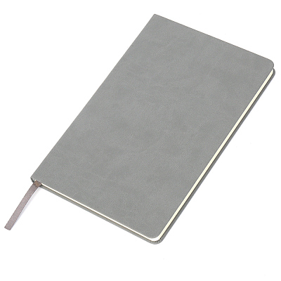 Ежедневник A5 недатированный Dear в твёрдом переплёте, серый (Серый.)