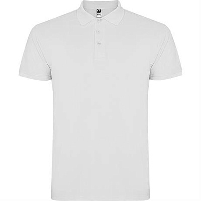 Футболка поло STAR мужская, БЕЛЫЙ 3XL (Белый)