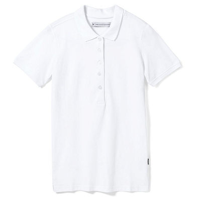 Рубашка поло женская Sunset, белая (Белый)