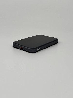 Магнитный внешний аккумулятор ёмкостью 5000 мАч (Чёрный)