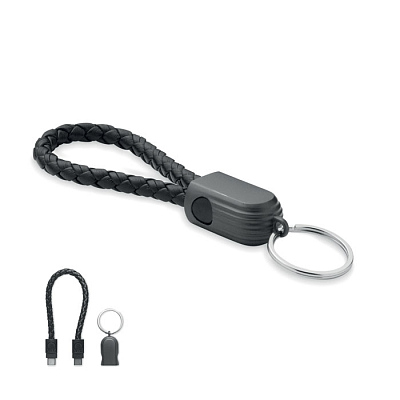 Key ring loop cable type-C (Чёрный)