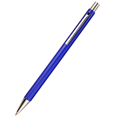Ручка пластиковая Polly, синяя (Синий)