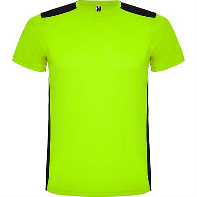 Спортивная футболка DETROIT мужская, ЛАЙМ ЯРКИЙ/ЧЕРНЫЙ XL (Лайм яркий/Черный)