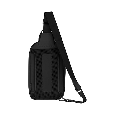 Рюкзак с одним плечевым ремнём VICTORINOX Travel Essentials, черный, полиэстер, 18x8x30 см