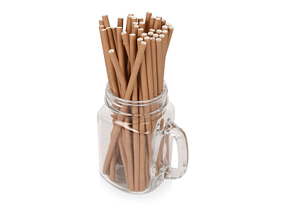 Набор крафтовых трубочек Kraft straw
