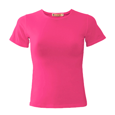 Футболка женская REDFORT стрейч (Ярко-зелёный)