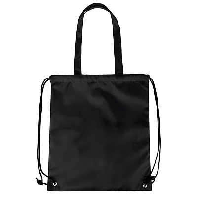 Сумка-рюкзак для покупок LUKMORY, чёрная (Чёрный)