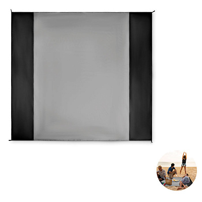 Коврик пляжный (Чёрный)