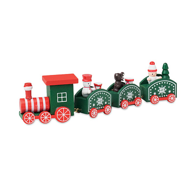 Wooden Christmas train (В ассортименте)