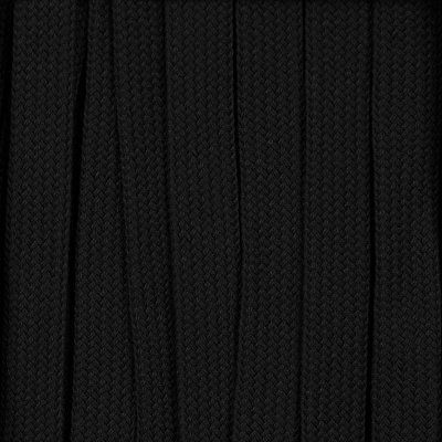 Плоский шнур Cord M, черный, 90 см (Чёрный)