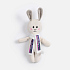 Мягкая игрушка Beastie Toys, заяц с белым шарфом - Фото 8