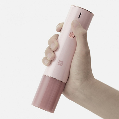 Электрический штопор HuoHou Electric Wine Opener NEW, розовый