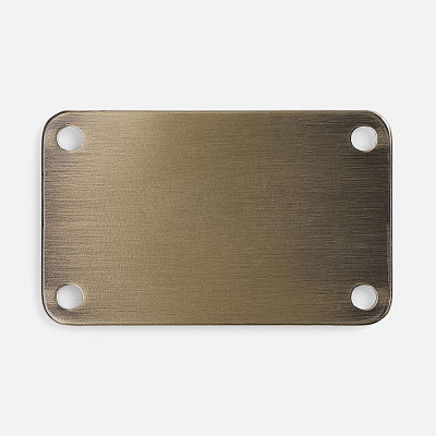 Шильдик металлический Furo  (Бронзовый)