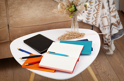 Ежедневник недатированный "Аскона", формат А5, черный