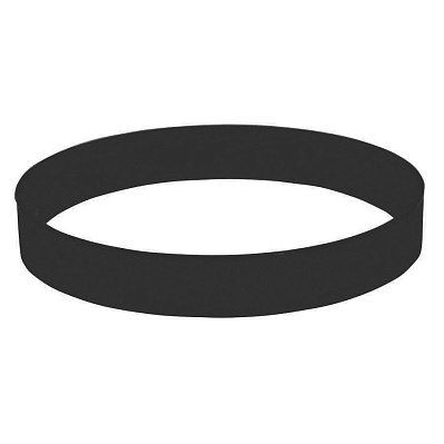 Браслет силиконовый FEST; 20 x 1,2 x 0,2 см; черный; силикон (Черный)