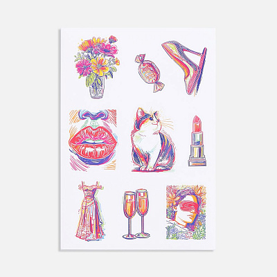 Стикерпак бумажный Thematik для женщин