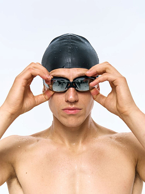 Очки для плавания зеркальные Underwater, черные (Чёрный) Очки для плавания зеркальные Underwater, черные (Чёрный)