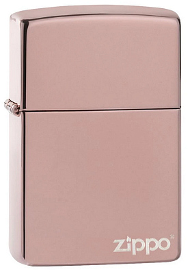 Зажигалка ZIPPO Classic с покрытием High Polish Rose Gold, латунь/сталь, розовое золото, 38x13x57 мм (Розовый)