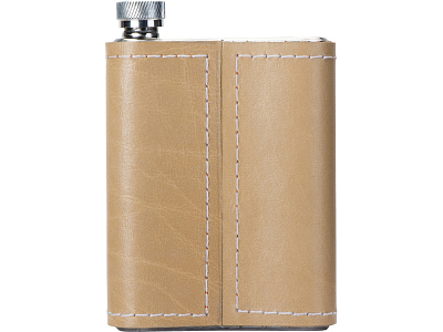 Фляга в кожаном чехле, 250 мл
