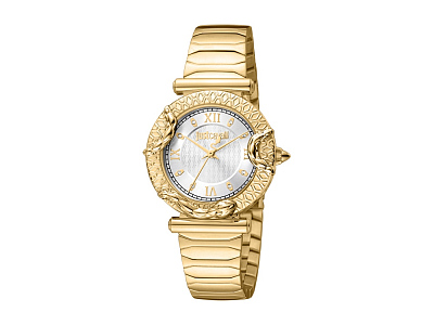 Наручные часы, женские (Корпус- желтое золото, циферблат- стальной, крепление- желтое золото)