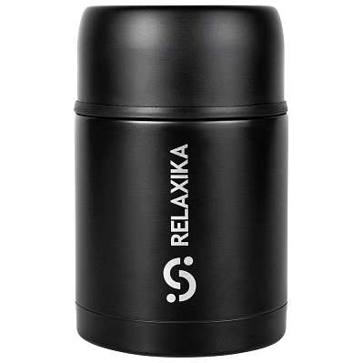 Термос для еды Relaxika 700  (Черный)