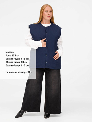 Жилет унисекс Veter, черный