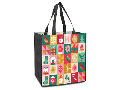 Сумка из нетканого материала PET с возможностью полноцветной печати (Чёрный)