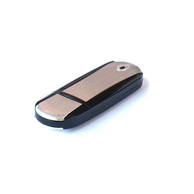 Пластик-металл 04 Эргономик овал, черный, 4Гб