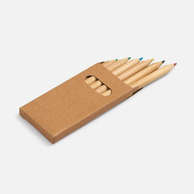 Набор цветных карандашей Pencilvania Mini крафт