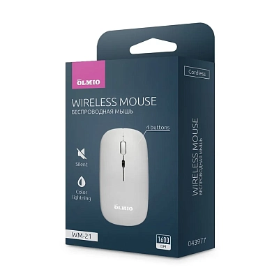 Мышь беспроводная Olmio WM-21, черный