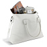 Сумка-шоппер BUGATTI Elsa, белая, воловья кожа/полиэстер, 46х11х31,5 см - Фото 10