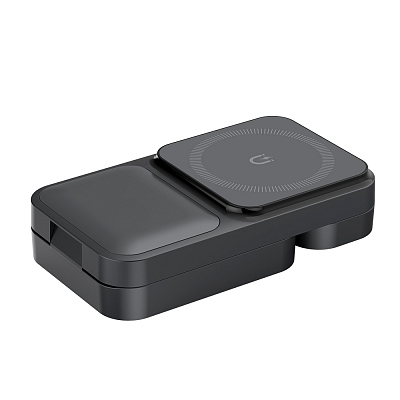 Беспроводное ЗУ Pero WB01 Ultimate MagSafe 3в1