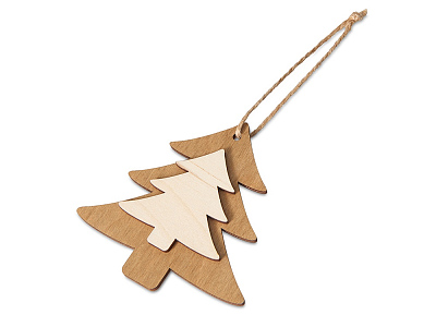 Деревянная подвеска на елку Firtree (Натуральный) Деревянная подвеска на елку Firtree (Натуральный)