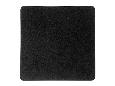 Патч Квадрат, nubuk (Чёрный)