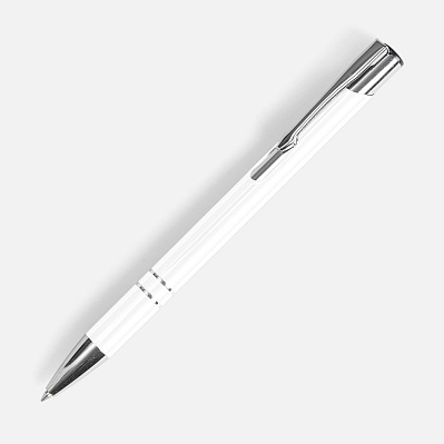 Ручка шариковая Keskus, белая (Белый)