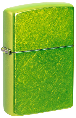 Зажигалка ZIPPO Classic с покрытием Lurid™ латунь/сталь зеленая глянцевая 38x13x57 мм
