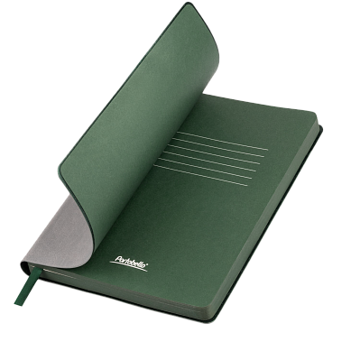 Ежедневник Latte NEW недатированный, серый/зеленый (Серый, зеленый, бежевый)