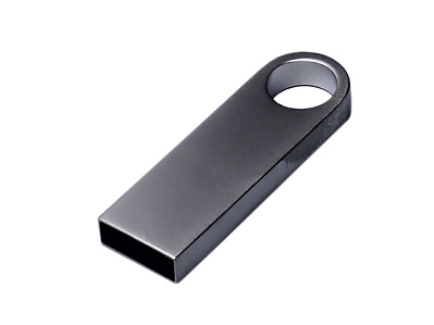 USB 3.0-флешка на 128 Гб с мини чипом и круглым отверстием (Серебристый)