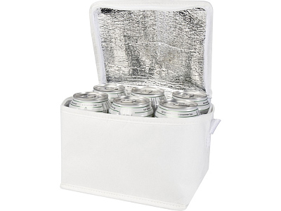 Сумка-холодильник Spectrum из переработанного нетканого материала (Белый)